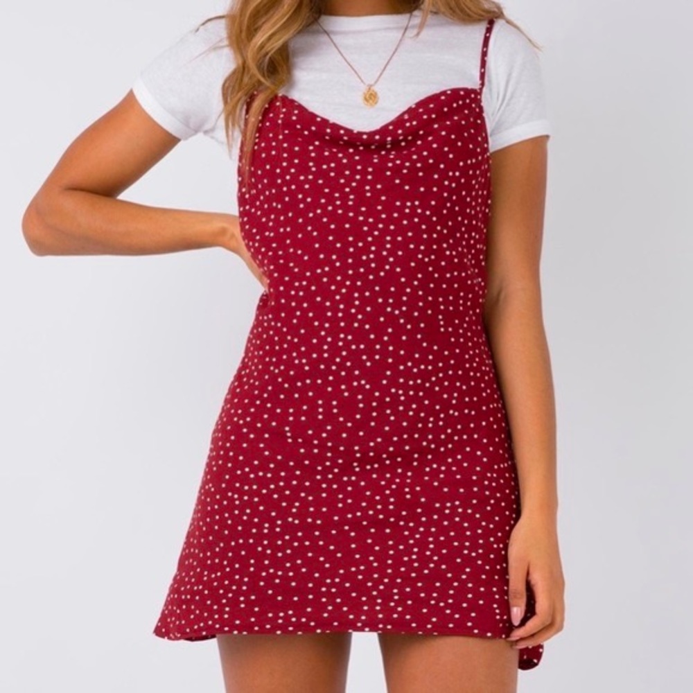 PRINCESS POLLY "Polka Dot Mini Dress"